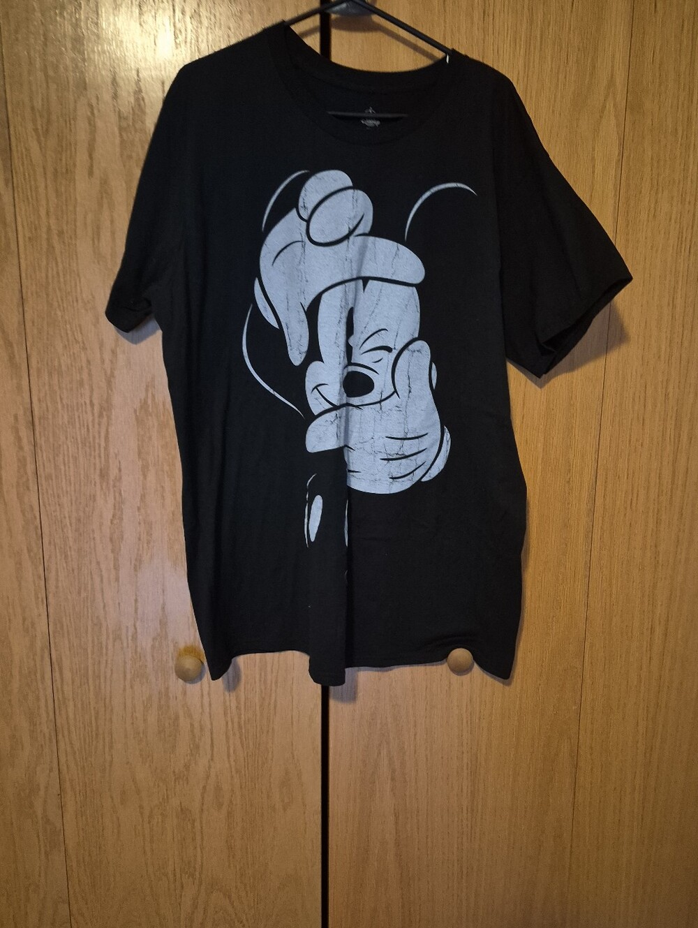 Disney Mickey Mouse Black T-Shirt – XXL